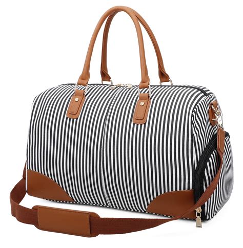 feminine duffle bag.